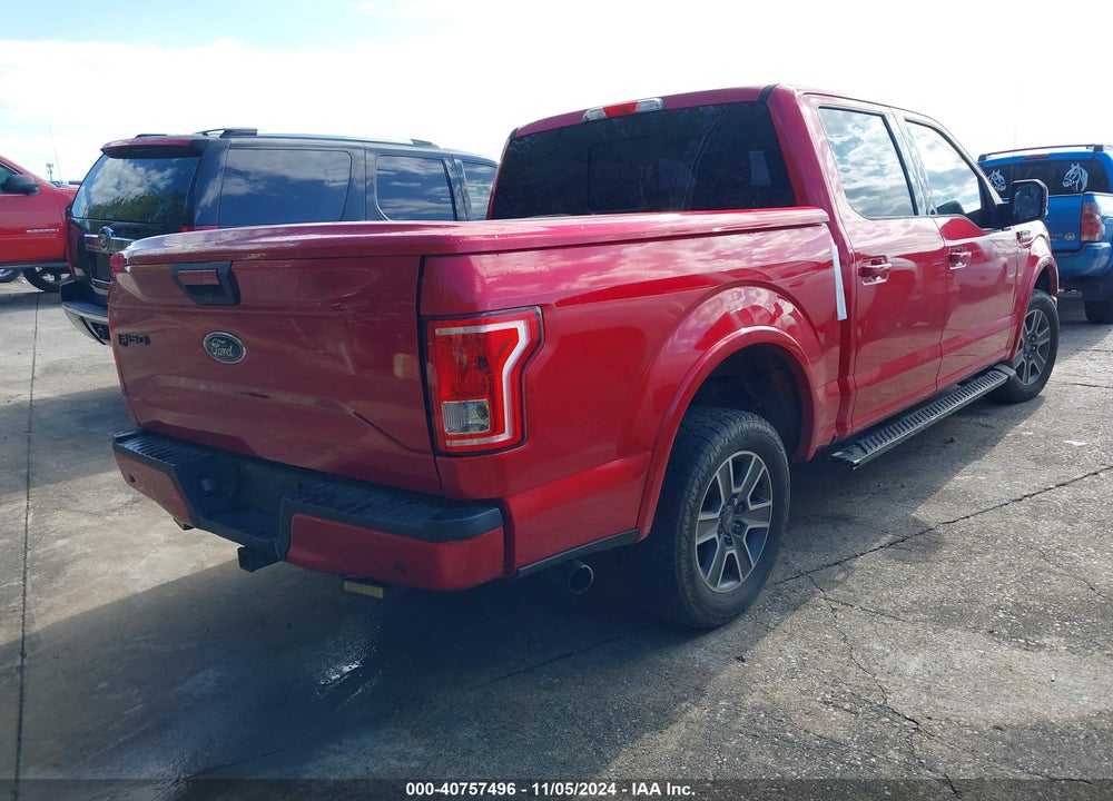 2015 FORD F-150 XLT VIN: 1FTEW1CG0FKD34593