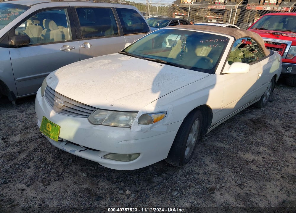 2002 TOYOTA CAMRY SOLARA SLE V6 VIN: 2T1FF22P22C599507