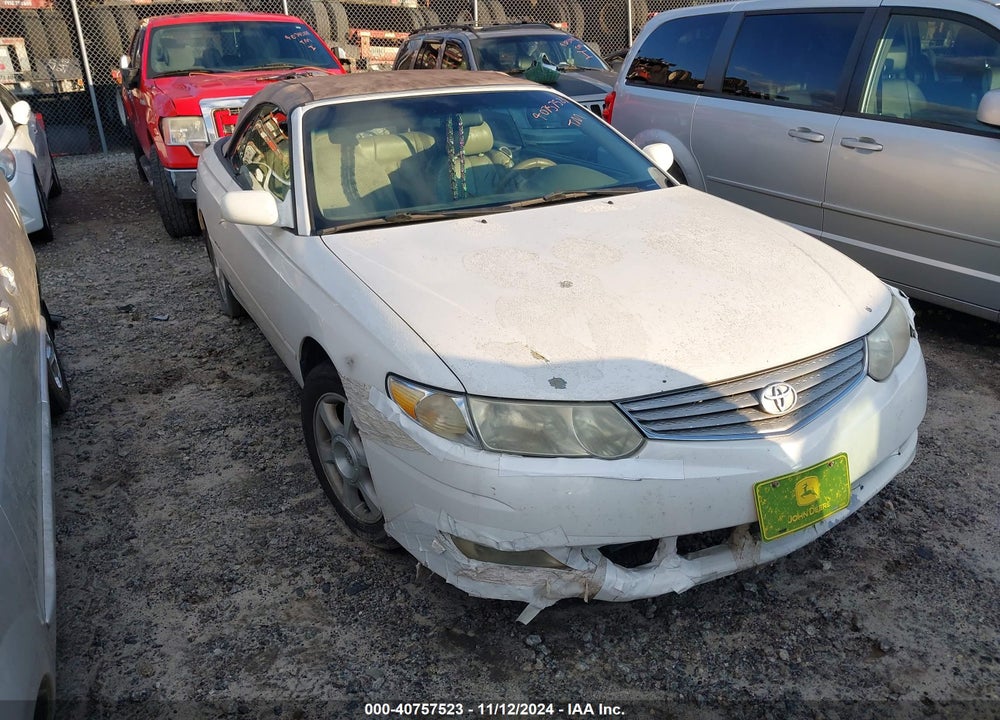 2002 TOYOTA CAMRY SOLARA SLE V6 VIN: 2T1FF22P22C599507