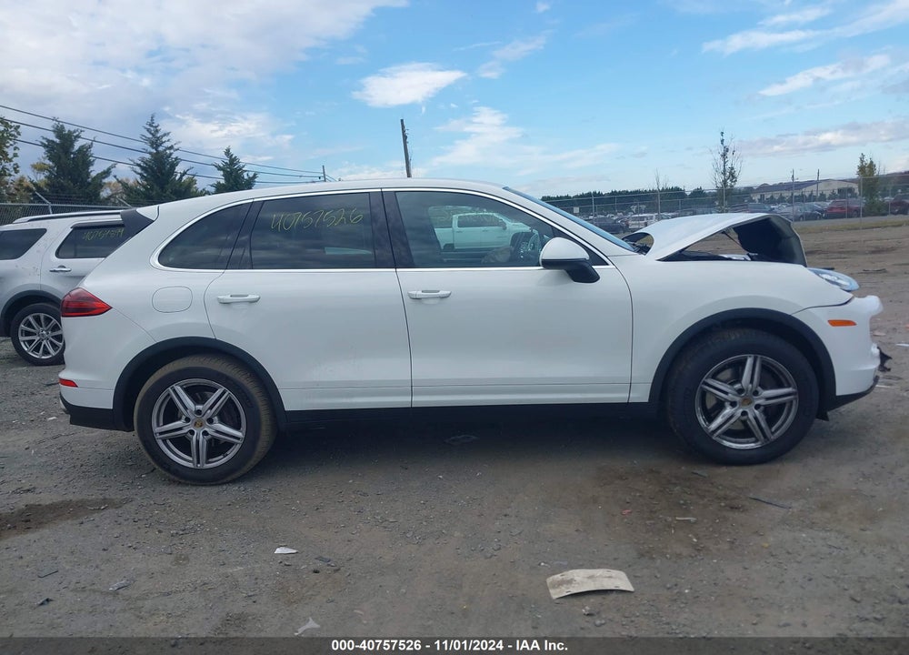 2016 PORSCHE CAYENNE VIN: WP1AA2A22GLA03986