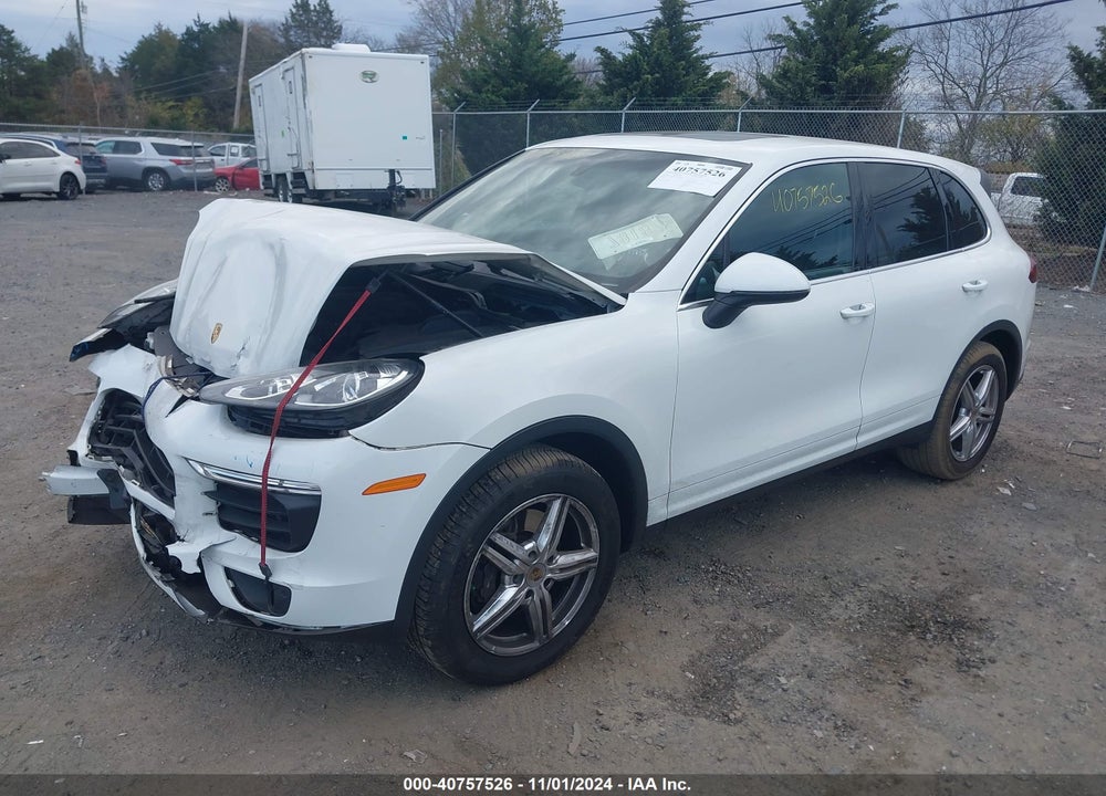 2016 PORSCHE CAYENNE VIN: WP1AA2A22GLA03986
