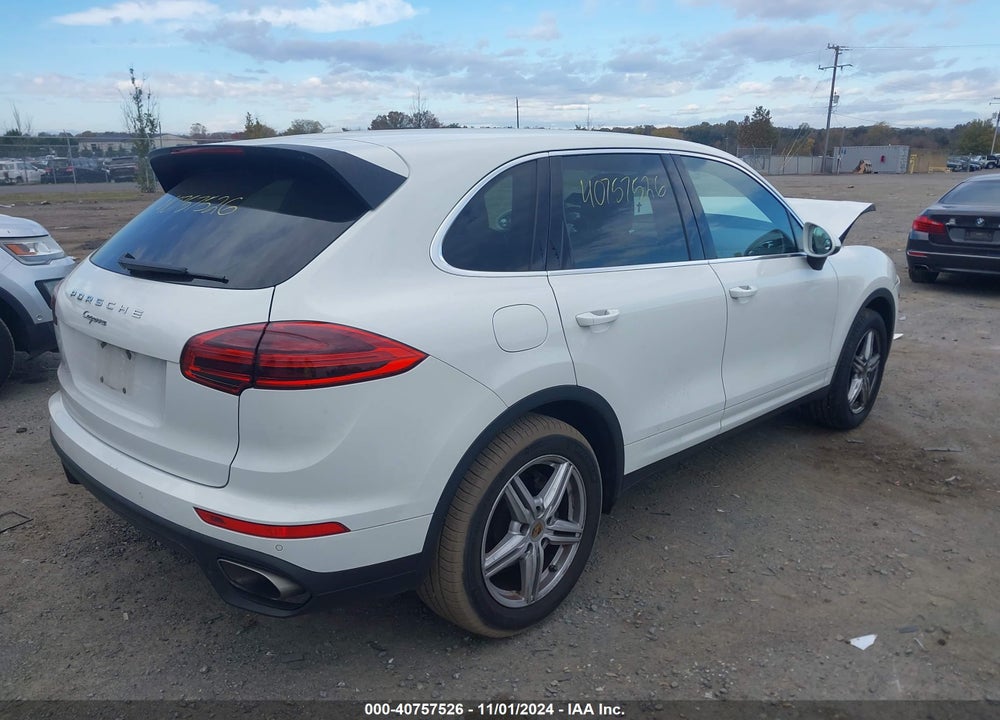 2016 PORSCHE CAYENNE VIN: WP1AA2A22GLA03986