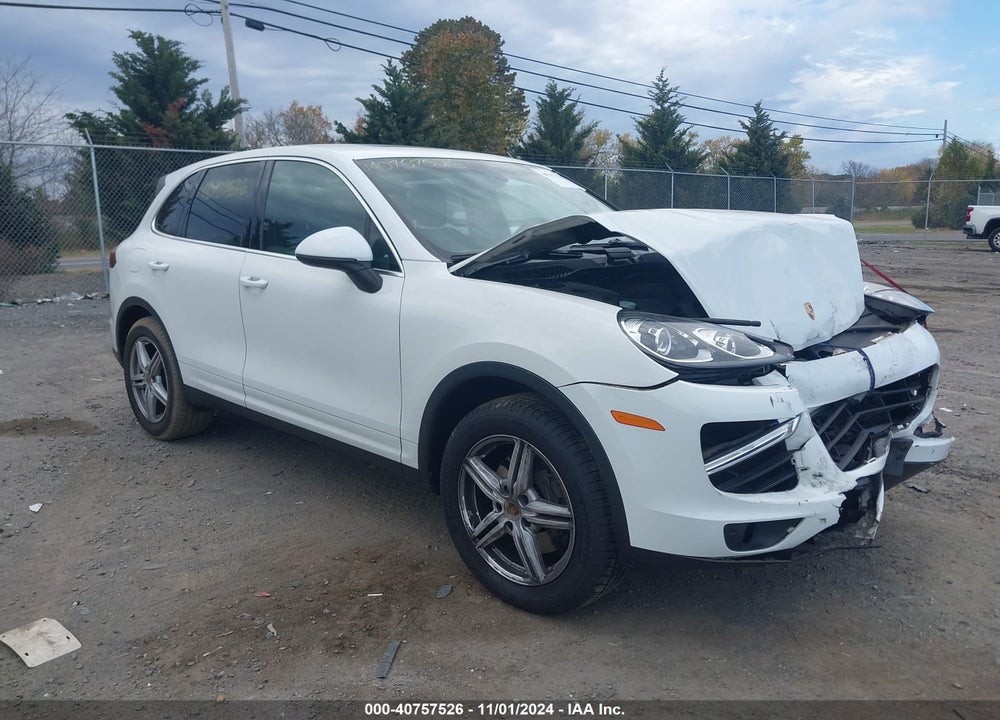 2016 PORSCHE CAYENNE VIN: WP1AA2A22GLA03986