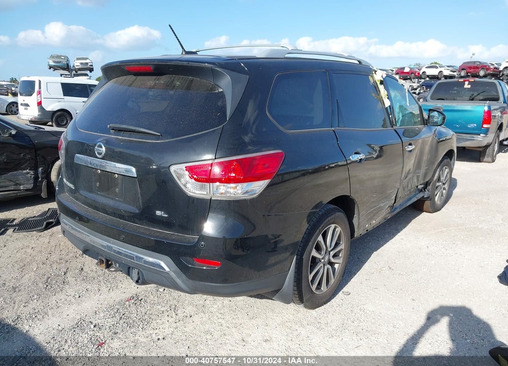 2013 NISSAN PATHFINDER SL VIN: 5N1AR2MN6DC668638