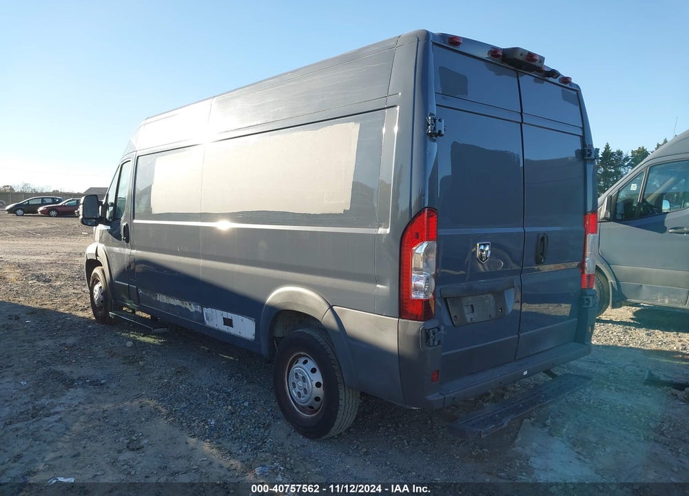 2018 RAM PROMASTER 2500 HIGH ROOF 159 WB VIN: 3C6TRVDG1JE159410