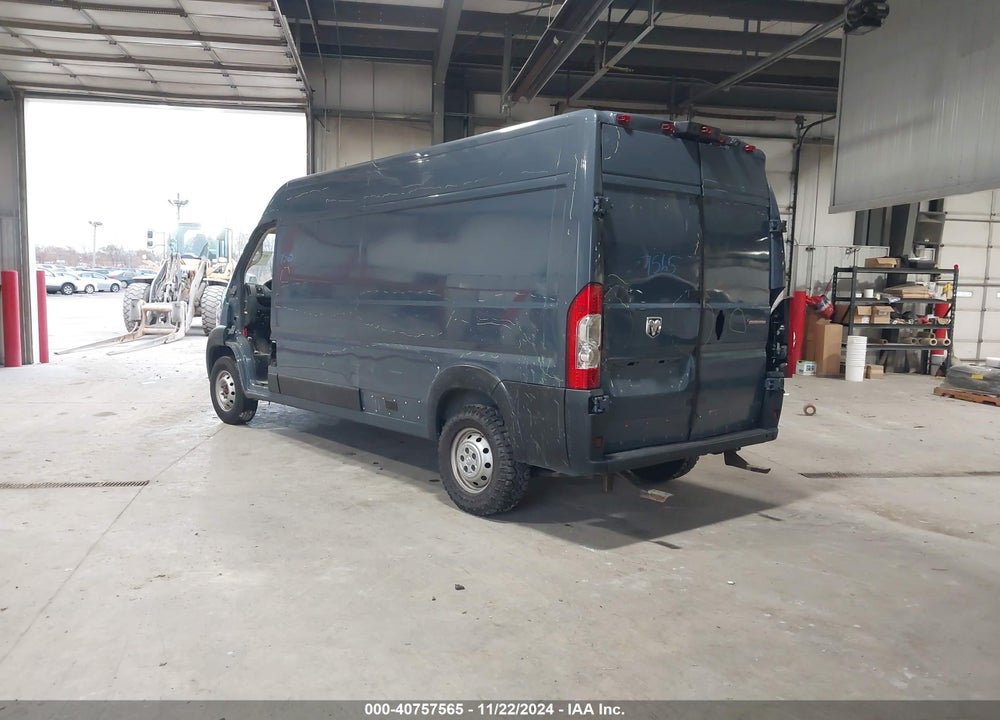2019 RAM PROMASTER 2500 HIGH ROOF 159 WB VIN: 3C6TRVDG0KE515072