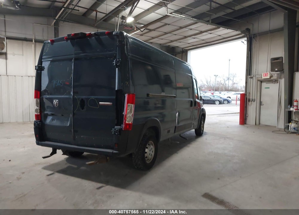 2019 RAM PROMASTER 2500 HIGH ROOF 159 WB VIN: 3C6TRVDG0KE515072