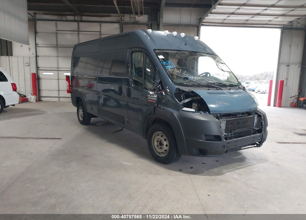 2019 RAM PROMASTER 2500 HIGH ROOF 159 WB VIN: 3C6TRVDG0KE515072