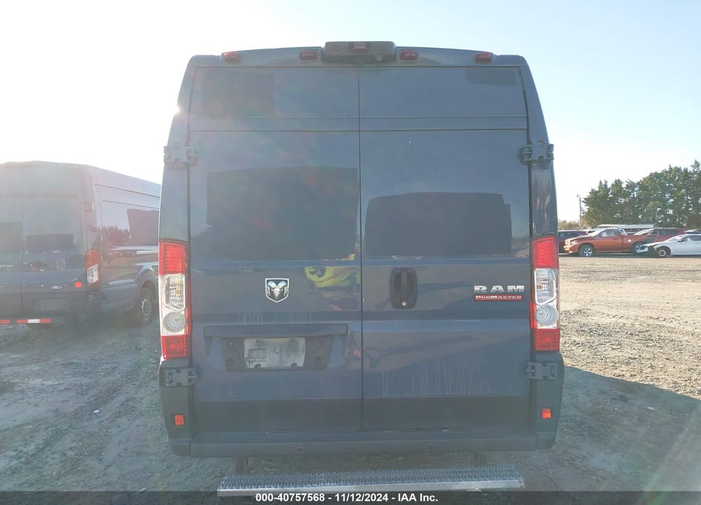 2019 RAM PROMASTER 3500 CARGO VAN HIGH ROOF 159 WB EXT VIN: 3C6URVJG3KE546602