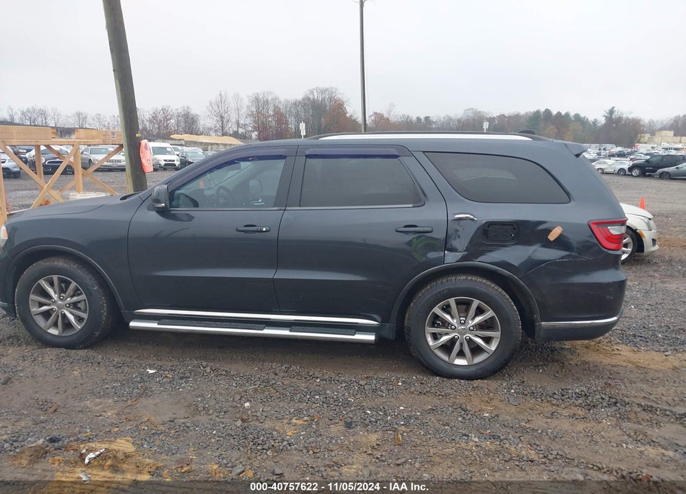 2014 DODGE DURANGO LIMITED VIN: 1C4RDHDG2EC378019