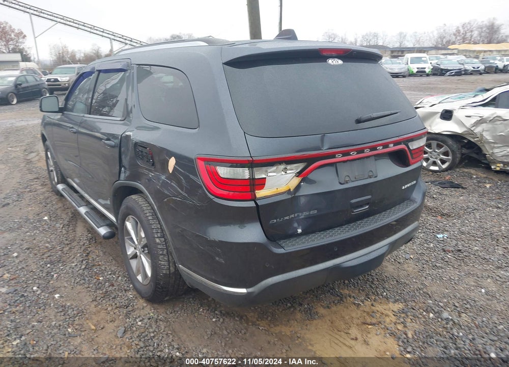 2014 DODGE DURANGO LIMITED VIN: 1C4RDHDG2EC378019