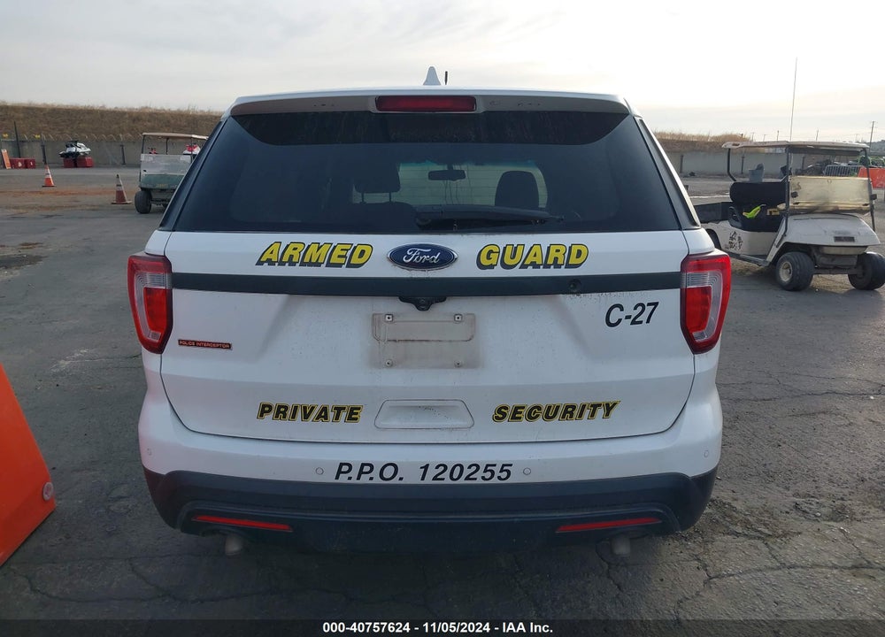 2016 FORD UTILITY POLICE INTERCEPTOR VIN: 1FM5K8ARXGGB65272