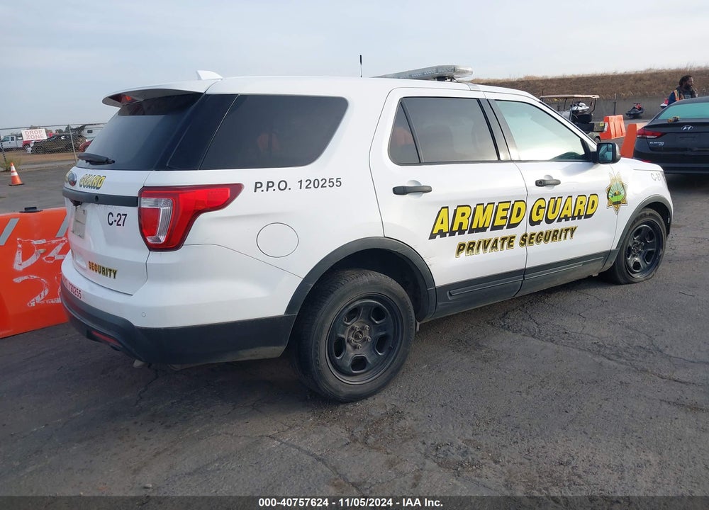 2016 FORD UTILITY POLICE INTERCEPTOR VIN: 1FM5K8ARXGGB65272