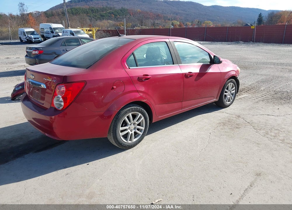 2012 CHEVROLET SONIC 2LT VIN: 1G1JC5SHXC4150635