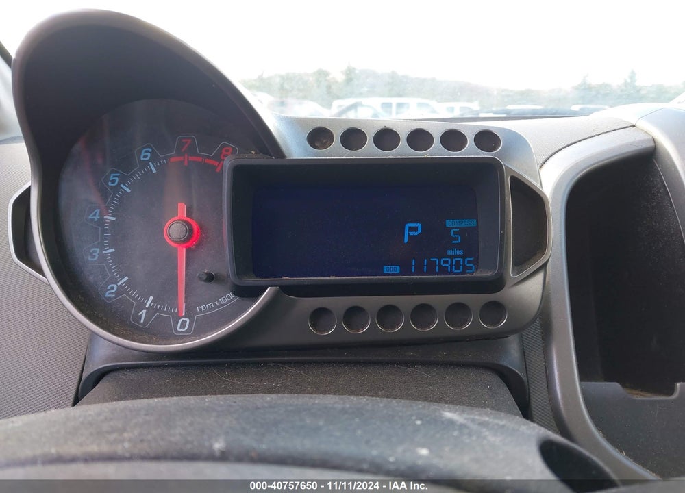 2012 CHEVROLET SONIC 2LT VIN: 1G1JC5SHXC4150635