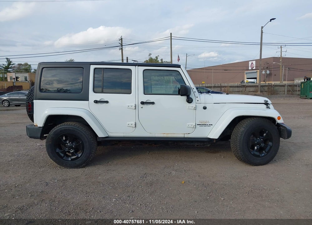 2013 JEEP WRANGLER UNLIMITED SAHARA VIN: 1C4BJWEG8DL539100