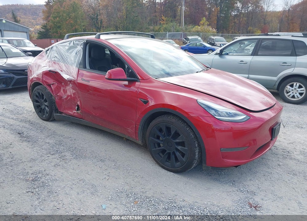 2021 TESLA MODEL Y LONG RANGE DUAL MOTOR ALL-WHEEL DRIVE VIN: 5YJYGDEE4MF085037