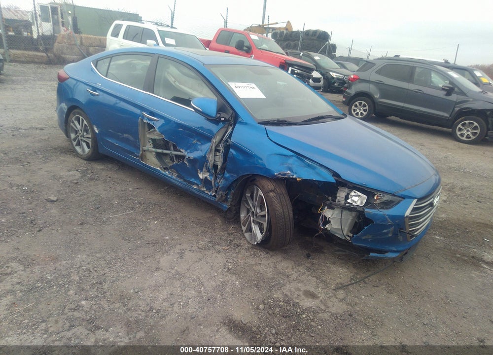 2017 HYUNDAI ELANTRA LIMITED VIN: KMHD84LFXHU262268
