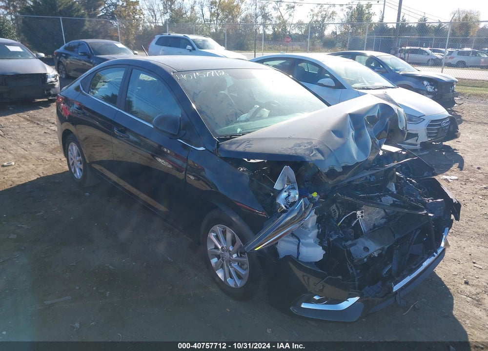 2022 HYUNDAI ACCENT SEL VIN: 3KPC24A67NE180593