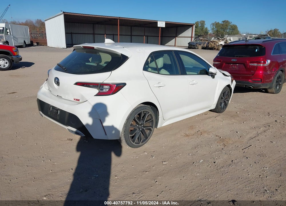 2019 TOYOTA COROLLA XSE VIN: JTNK4RBE3K3010738