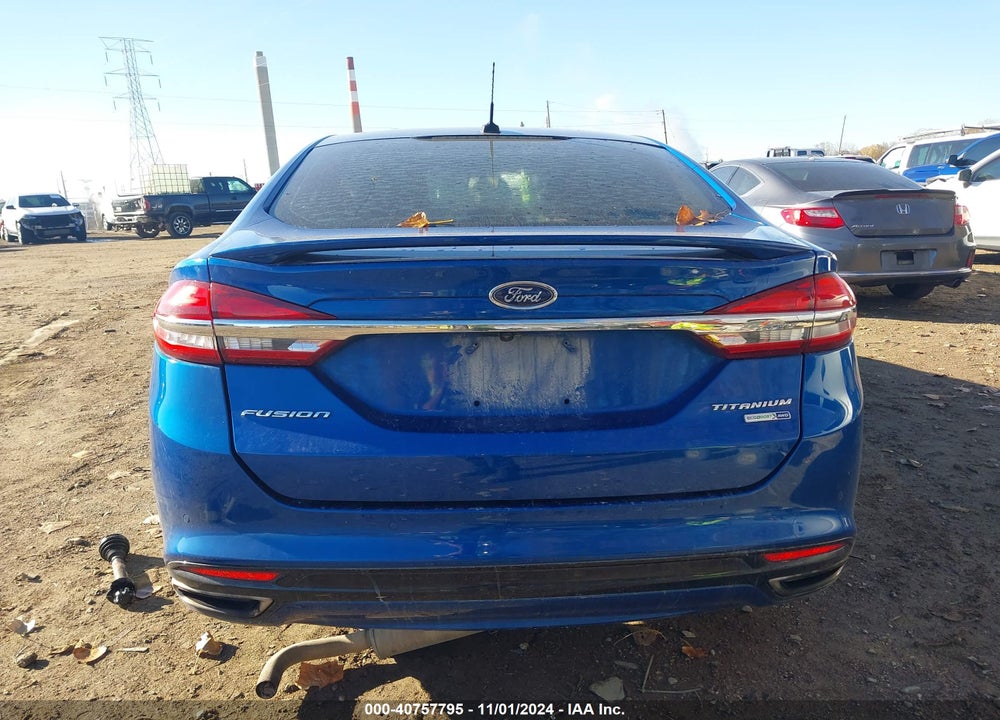 2017 FORD FUSION VIN: 3FA6P0D96HR208822