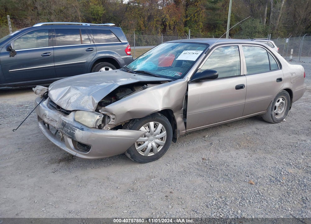 2001 TOYOTA COROLLA CE VIN: 2T1BR12EX1C406081