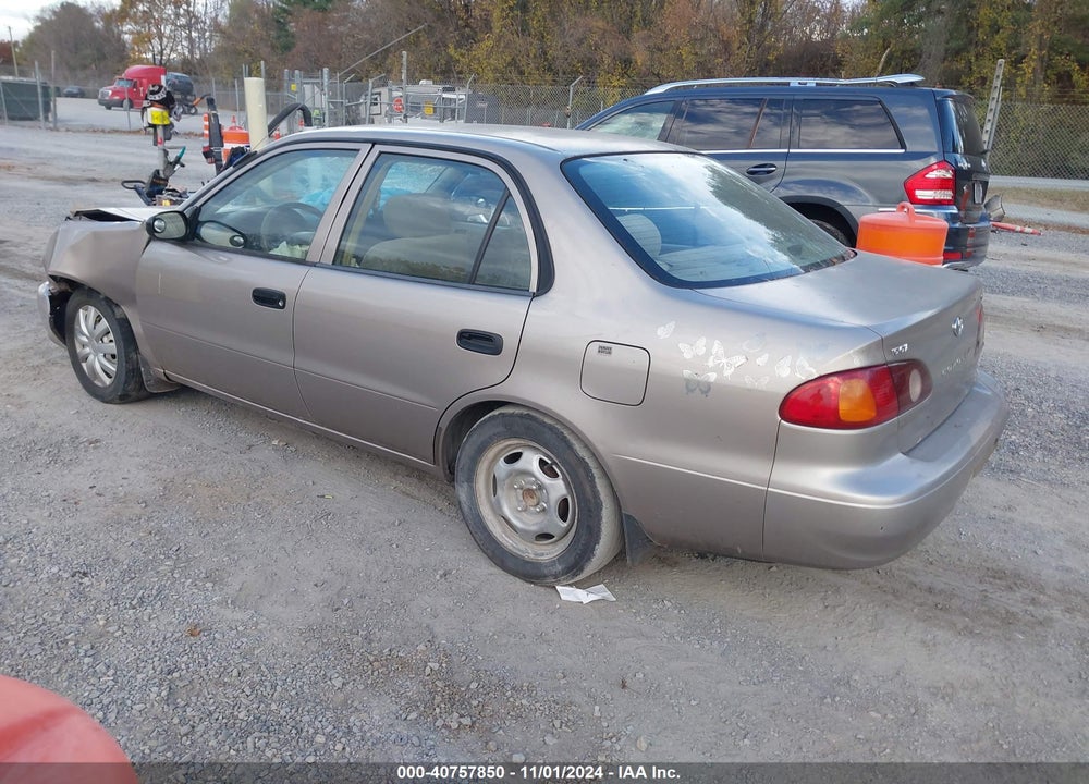 2001 TOYOTA COROLLA CE VIN: 2T1BR12EX1C406081
