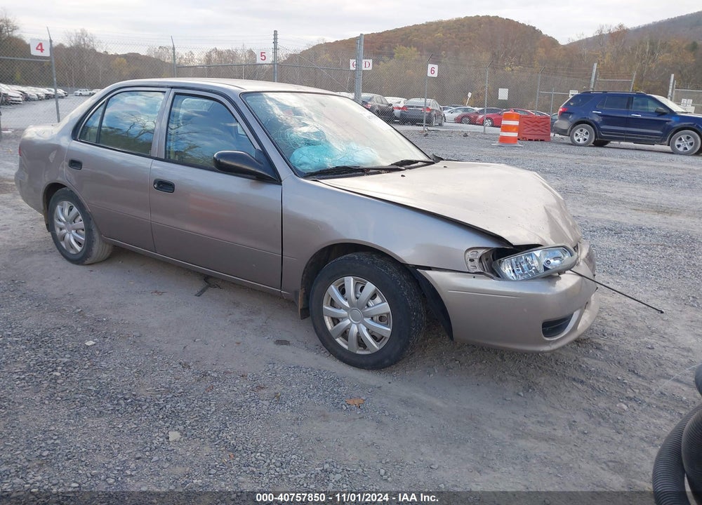 2001 TOYOTA COROLLA CE VIN: 2T1BR12EX1C406081