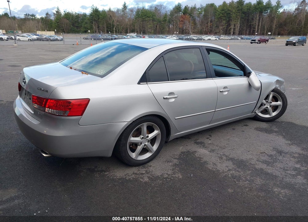 2006 HYUNDAI SONATA GLS V6/LX V6 VIN: 5NPEU46F26H014748
