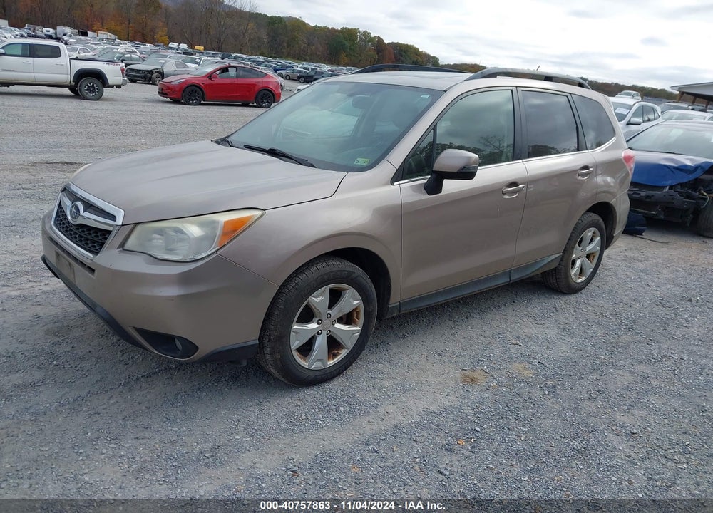 2014 SUBARU FORESTER VIN: JF2SJAMC7EH459083