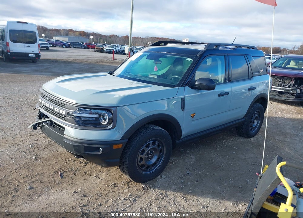 2021 FORD BRONCO SPORT BADLANDS VIN: 3FMCR9D92MRA47693