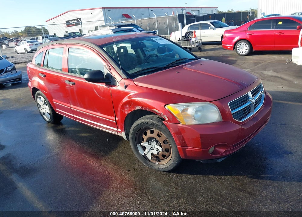 2007 DODGE CALIBER SXT VIN: 1B3HB48BX7D348189