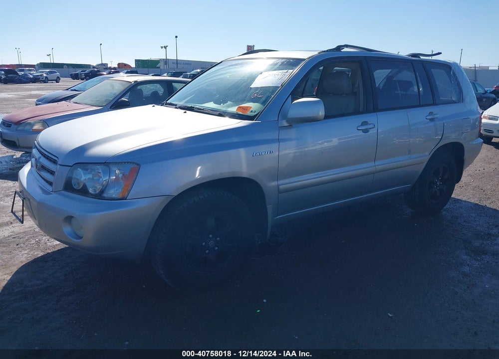 2002 TOYOTA HIGHLANDER LIMITED V6 VIN: JTEGF21A420038605