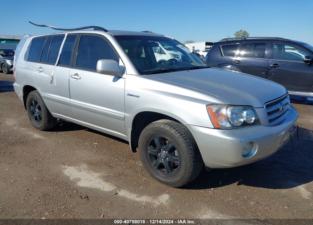 2002 TOYOTA HIGHLANDER LIMITED V6 VIN: JTEGF21A420038605