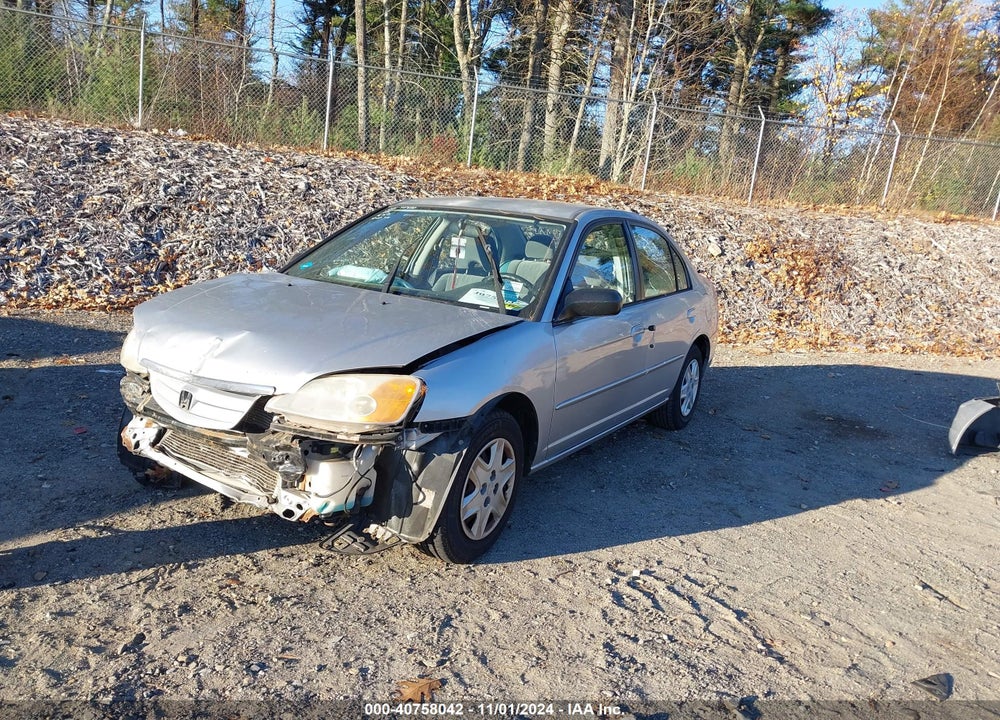 2003 HONDA CIVIC LX VIN: 2HGES16593H503309