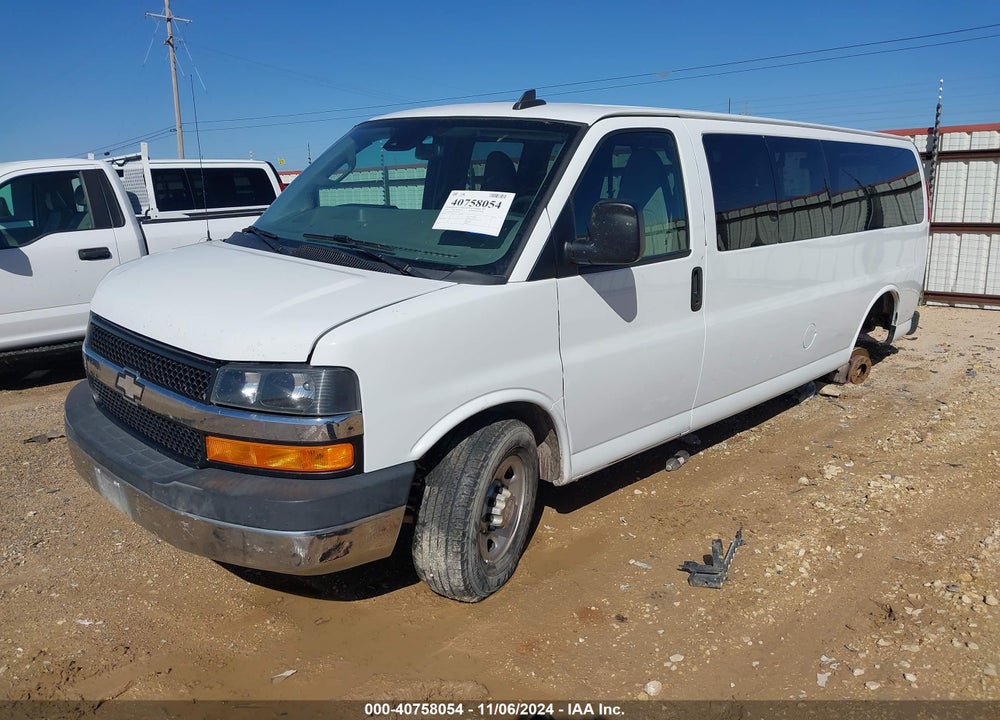 2019 CHEVROLET EXPRESS 3500 LT VIN: 1GAZGPFG3K1240312