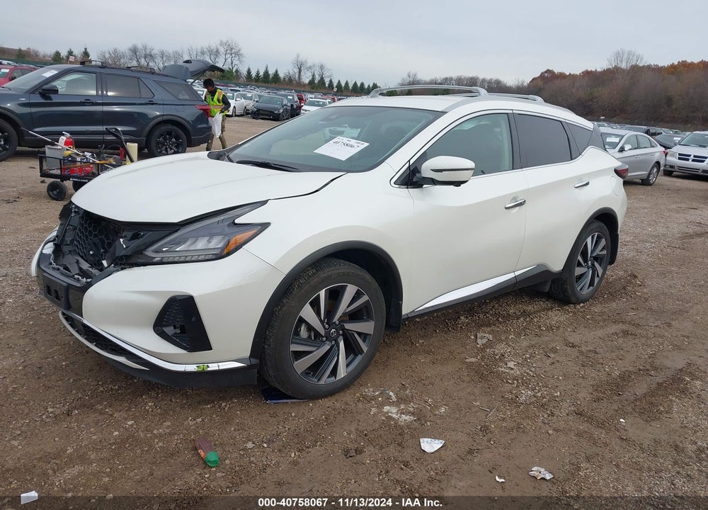 2022 NISSAN MURANO SL INTELLIGENT AWD VIN: 5N1AZ2CS4NC117911