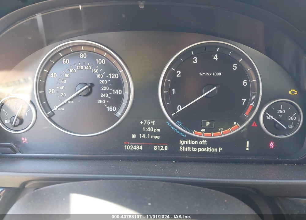 2013 BMW 528I XDRIVE VIN: WBAXH5C50DDW13355