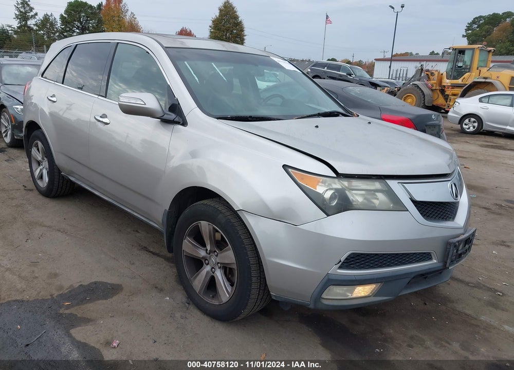 2011 ACURA MDX VIN: 2HNYD2H2XBH546922