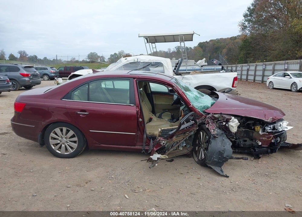 2009 HYUNDAI SONATA LIMITED V6 VIN: 5NPEU46F59H517341
