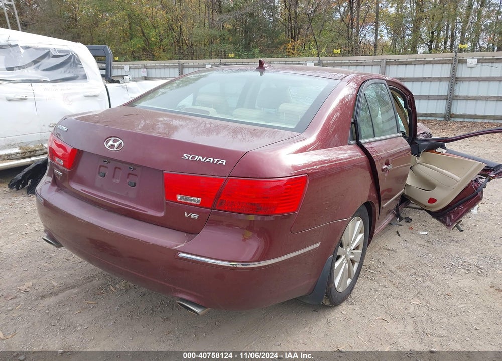 2009 HYUNDAI SONATA LIMITED V6 VIN: 5NPEU46F59H517341