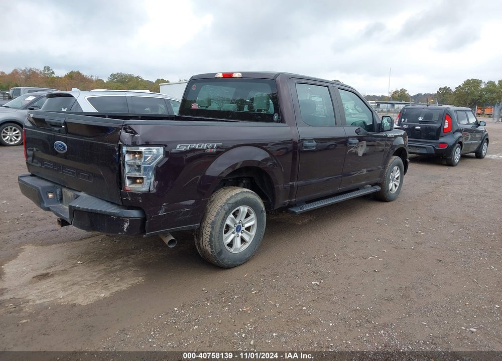 2018 FORD F-150 XL VIN: 1FTEW1E56JKC30663