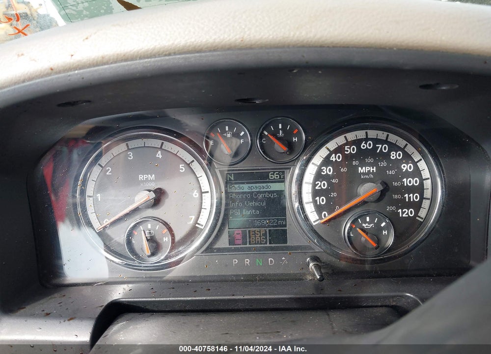 2010 DODGE RAM 1500 SLT/SPORT/TRX VIN: 1D7RB1GT2AS147682