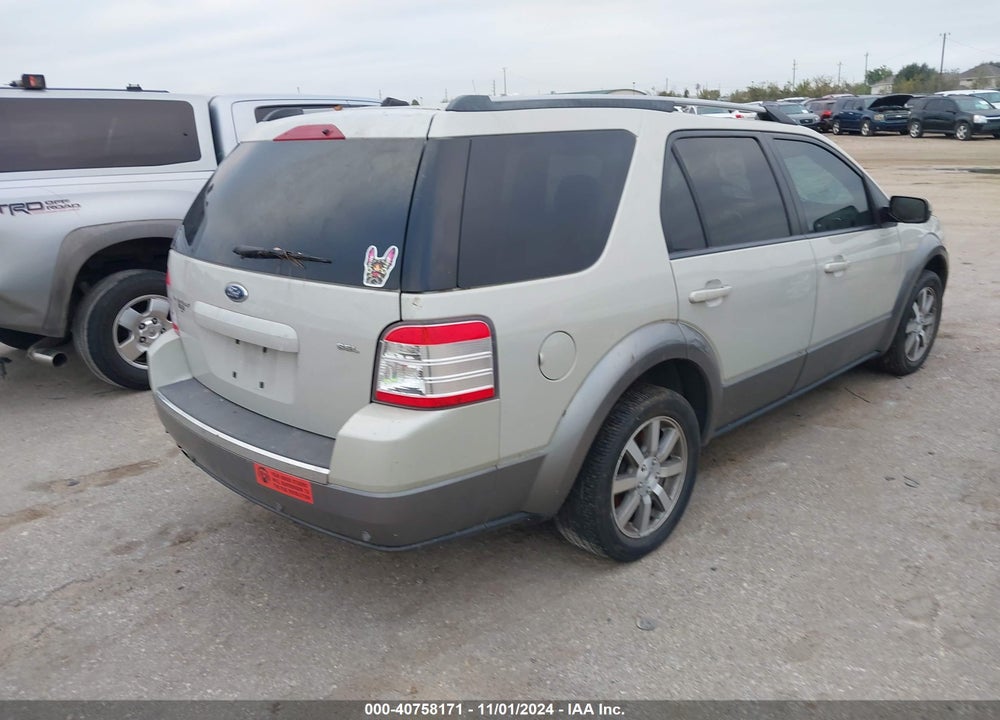 2008 FORD TAURUS X SEL VIN: 1FMDK02W38GA06869