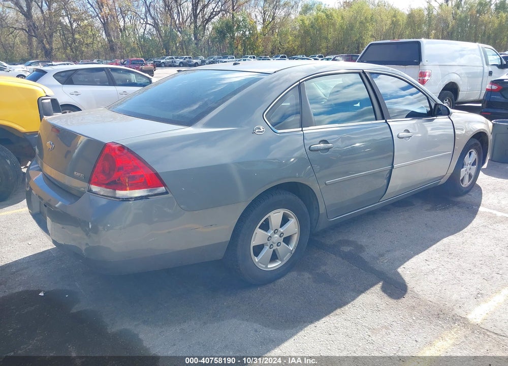 2008 CHEVROLET IMPALA LT VIN: 2G1WT58K289265968