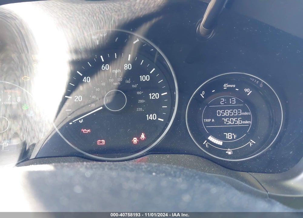 2018 HONDA HR-V EX VIN: 3CZRU6H55JM716481