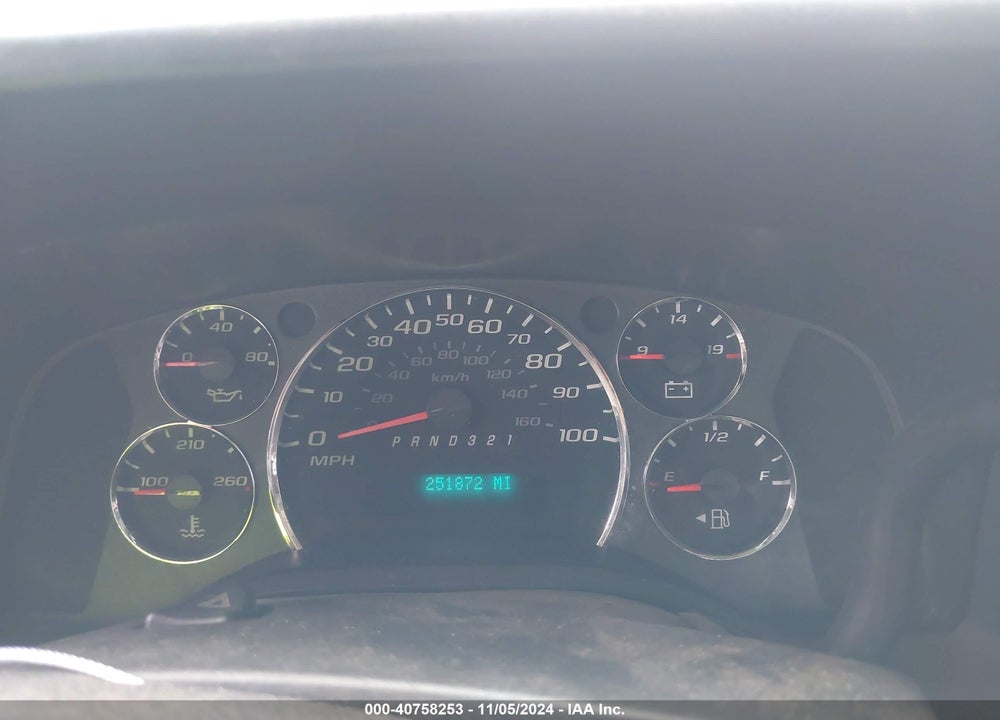 2009 CHEVROLET EXPRESS 2500 WORK VAN VIN: 1GCGG29C991110443