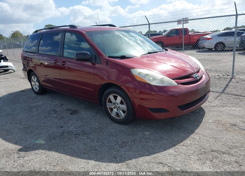 2008 TOYOTA SIENNA LE VIN: 5TDZK23C88S150496