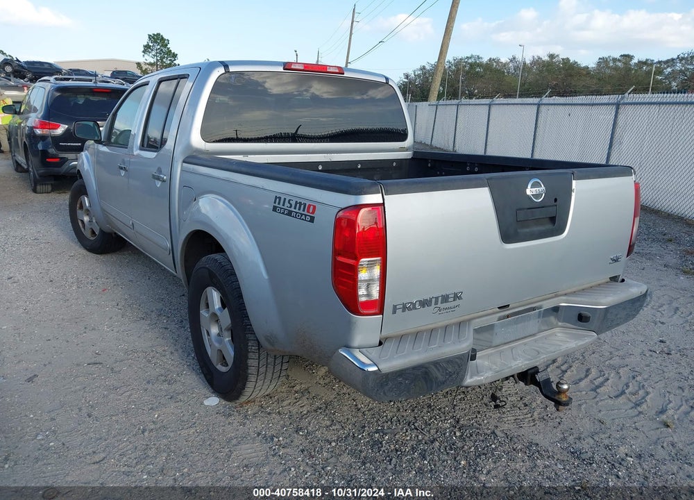 2007 NISSAN FRONTIER SE VIN: 1N6AD07U57C432400