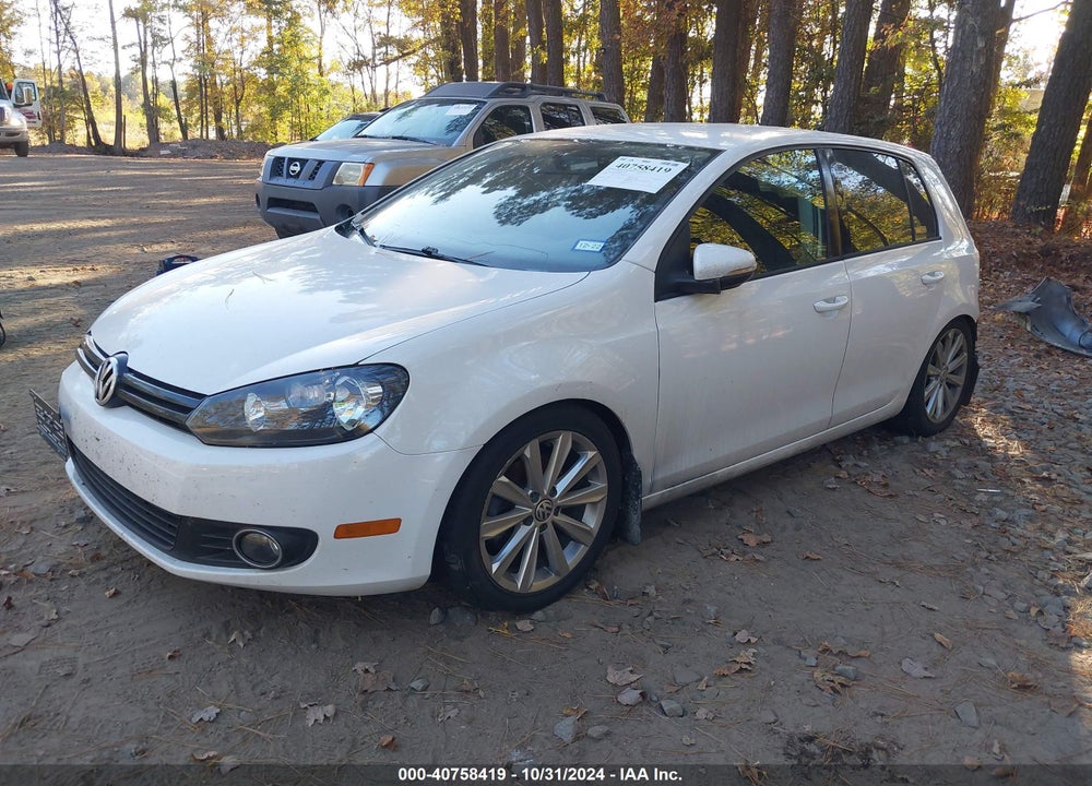 2014 VOLKSWAGEN GOLF VIN: WVWDM7AJ2EW002309